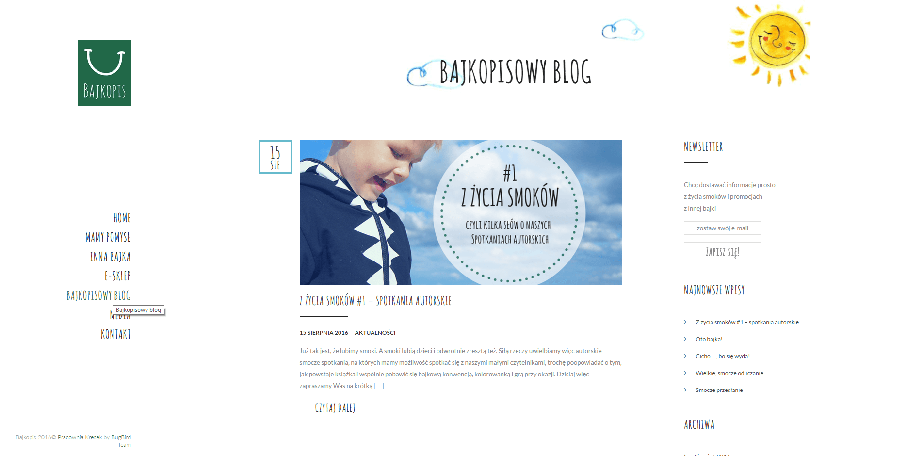 Bajkopis - blog | Agencja Marketingowa Pracownia Kresek