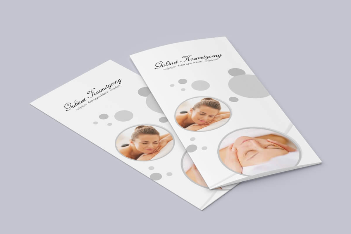 Ulotka DL Gabinet Kosmetyczny Katarzyna Pabich | Agencja Marketingowa Pracownia Kresek