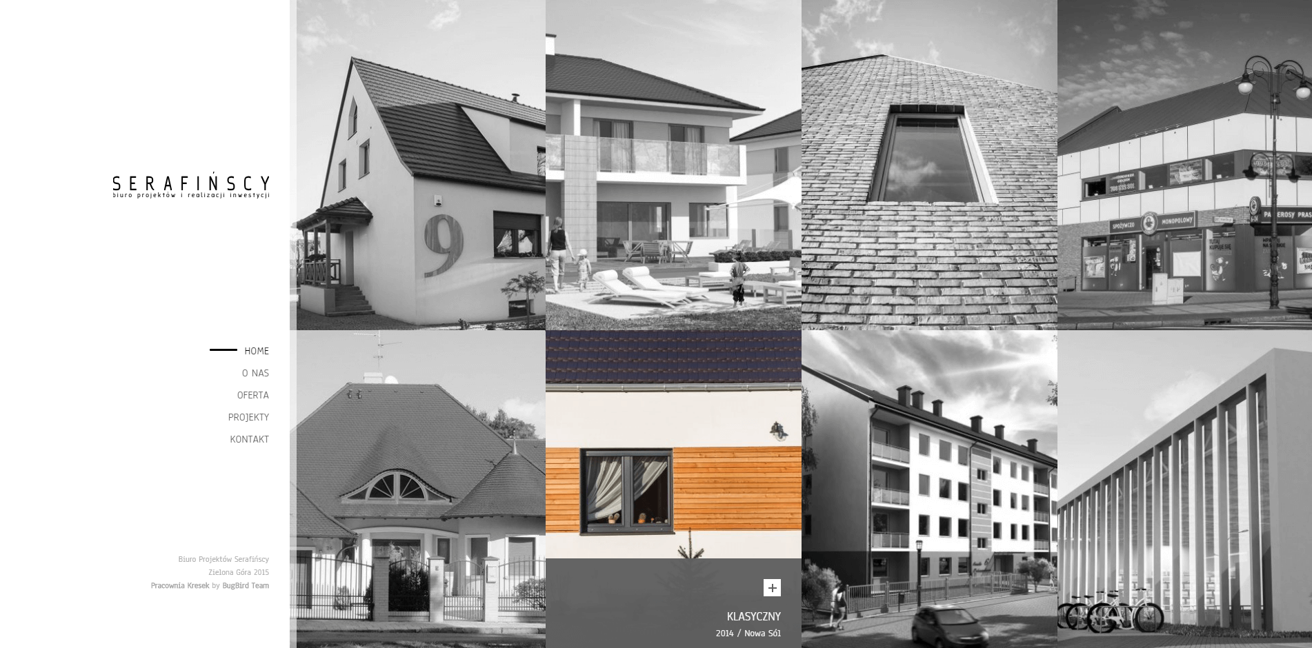 Strona WWW Serafińscy Biuro Projektowe | Agencja Marketingowa Pracownia Kresek