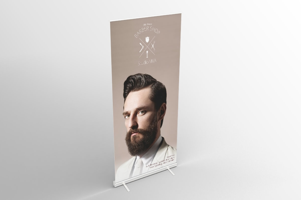 Rollup BarberShop Studio Viva Agencja Marketingowa Pracownia Kresek